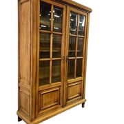 Vintage wooden display cabinet / bookshelf / shelf