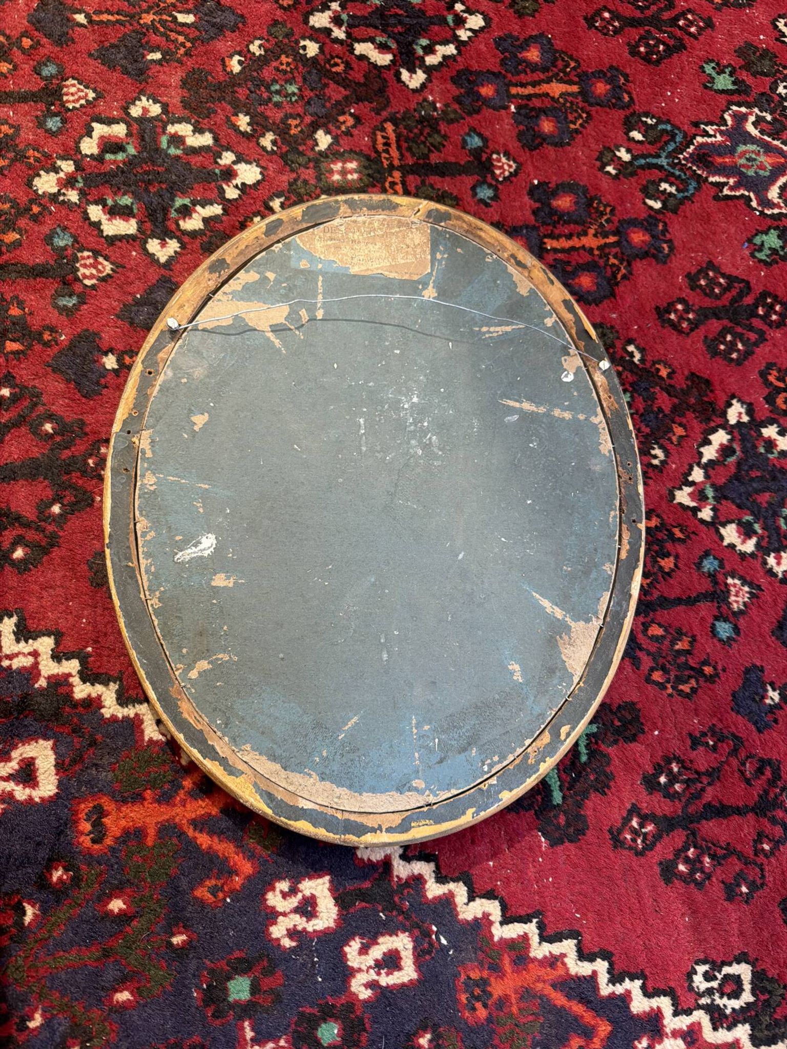 Petit miroir doré vintage