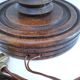 Solid wood lamp base by Charles Dudouyt