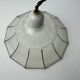 Lot 3 anciennes suspensions verre art-deco