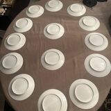 Set of 14 Empire porcelain plates from the Halley workshop