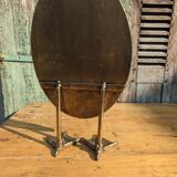 Metal mirror with duck legs