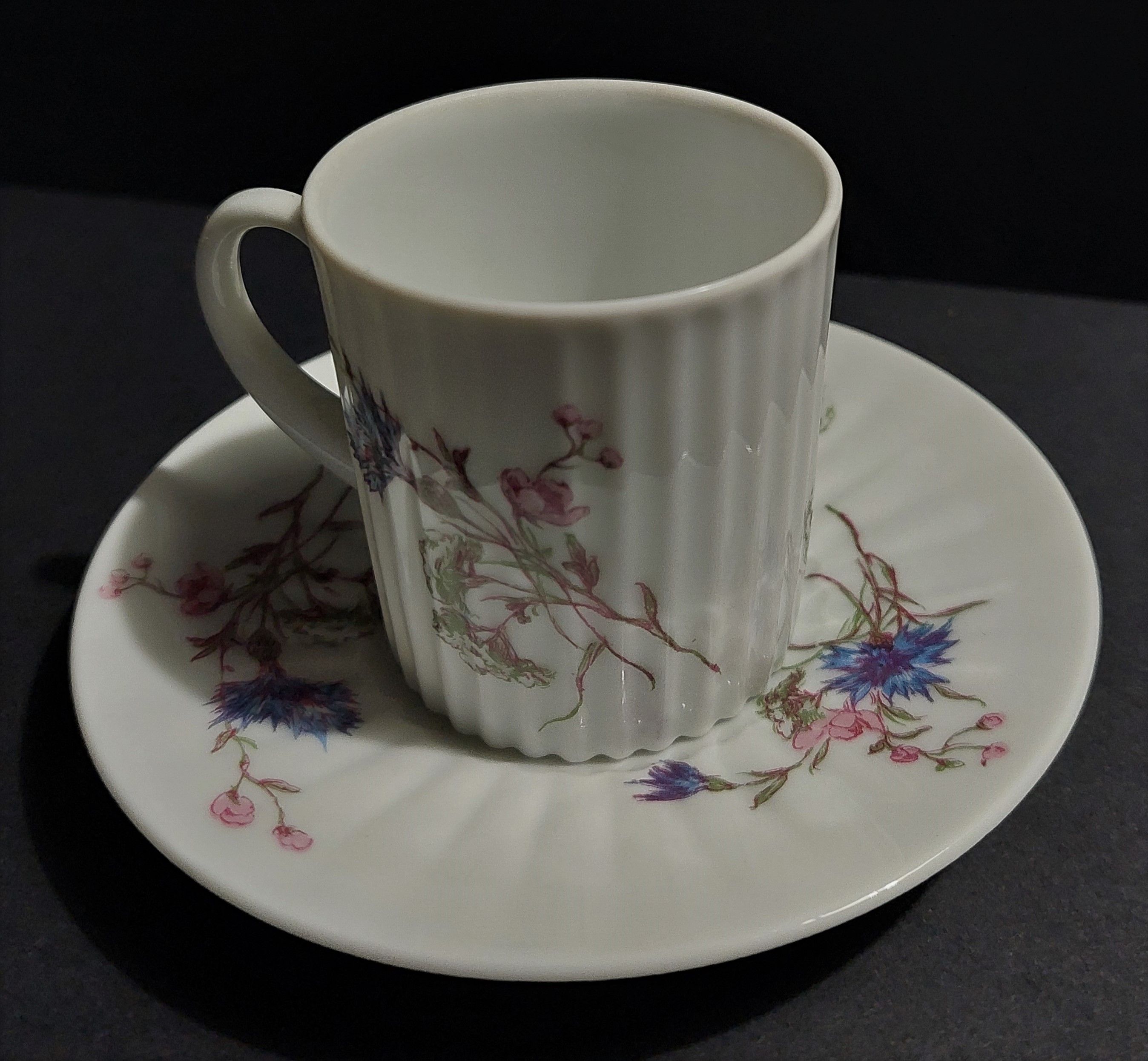 Limoges porcelain cup Gérard Dufraisseix Abbot 1900