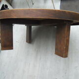 Round coffee table signed capron