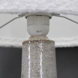 1970s Ceramic Table Lamp from Axella with Fabric Lampshade, Denmark