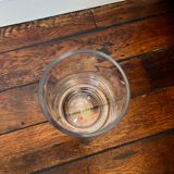 Cylindrical glass vase