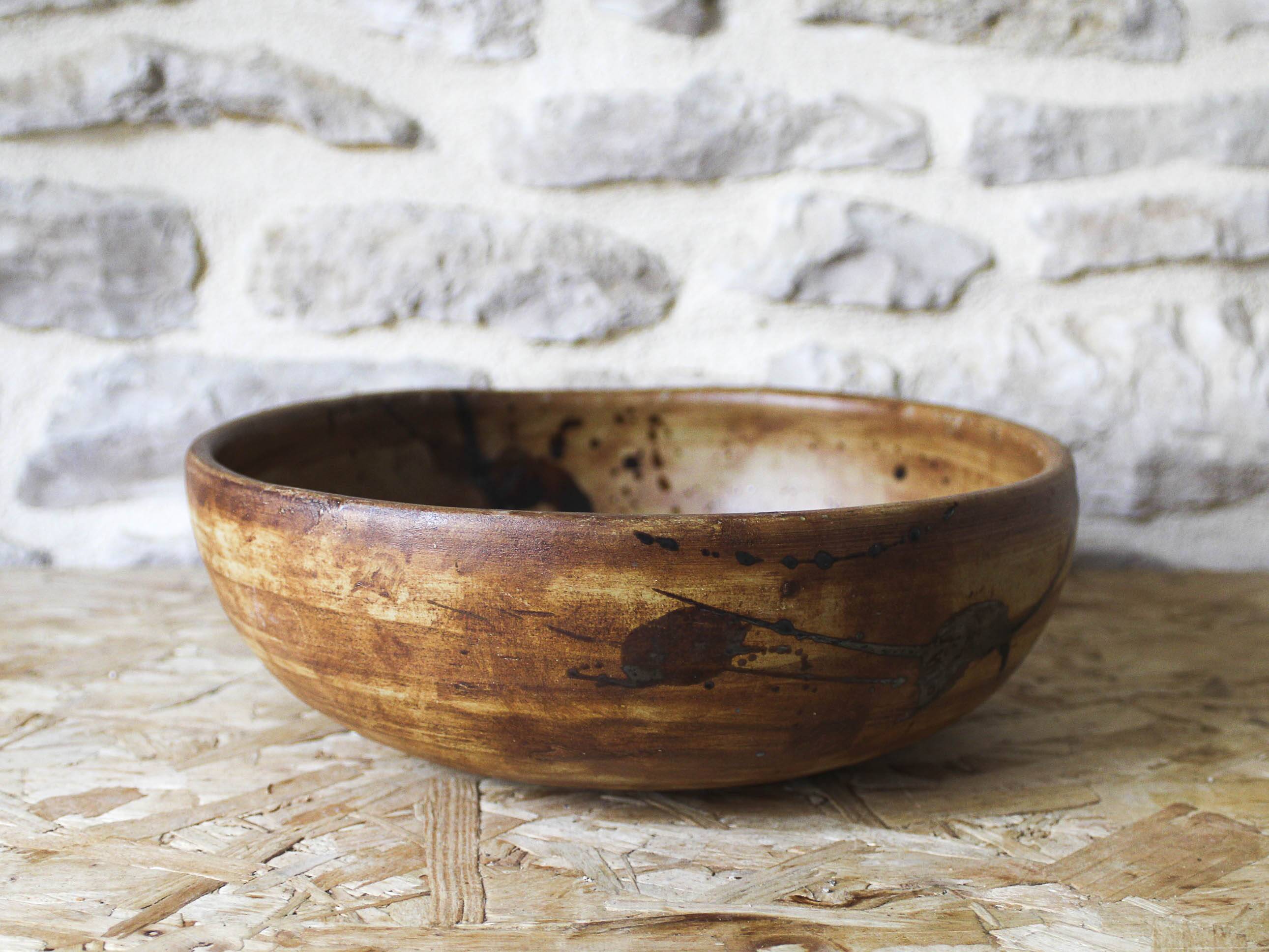 Large ceramic bowl Pottery de la Colombe