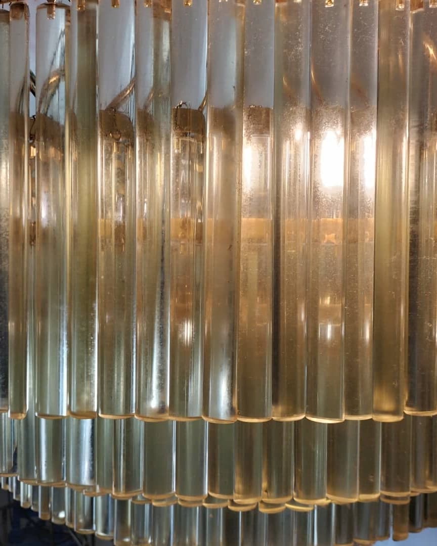 Magnificent Venini chandelier made in the 60s in Murano