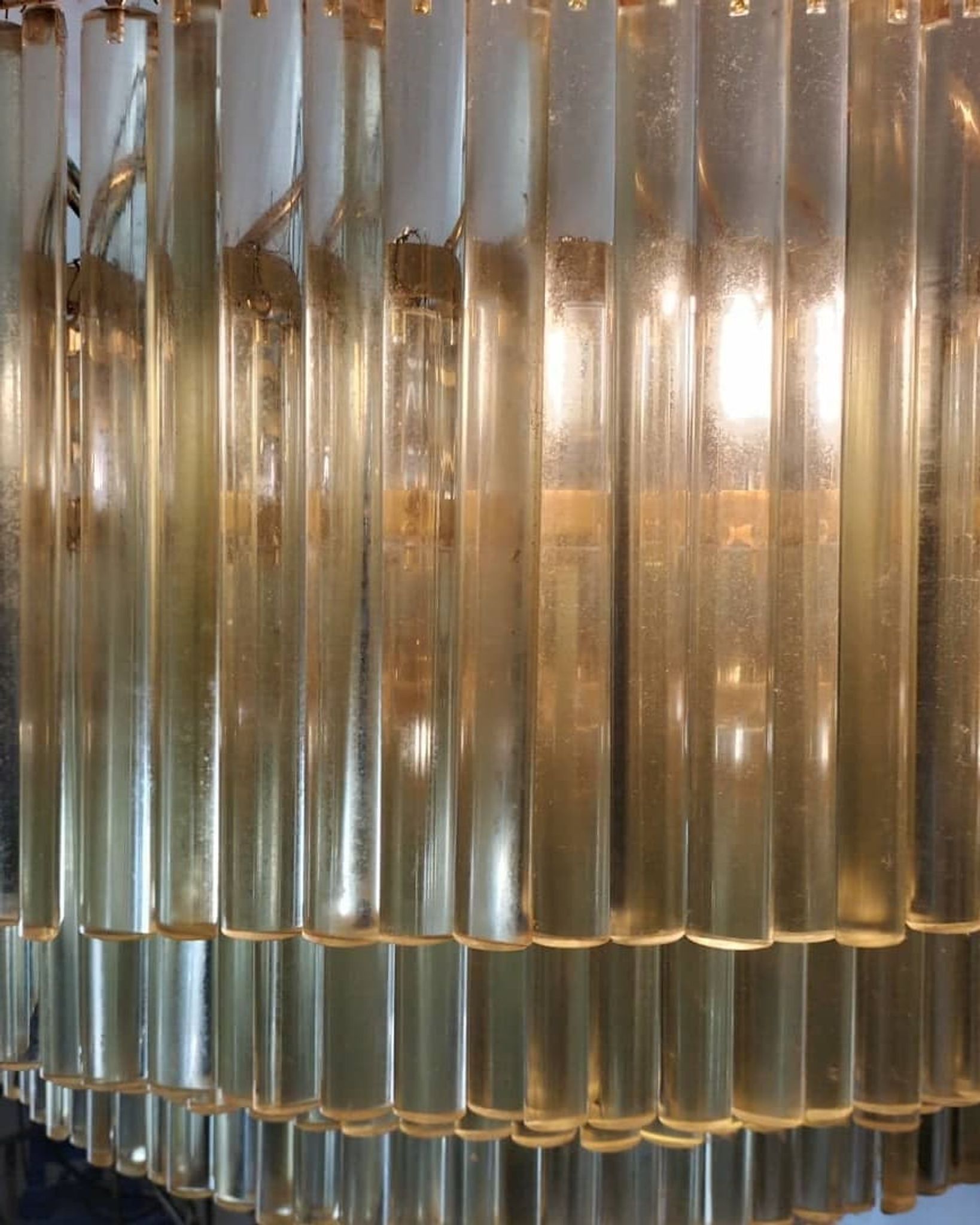 Lustre de Venini fabriqué dans les années 60 à Murano