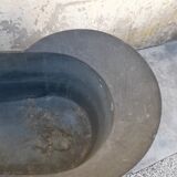 Ancient zinc bathtub 1900 -1m40
