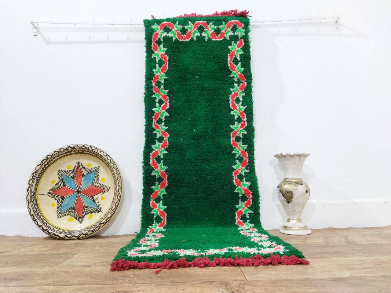 Handcrafted Moroccan Berber Rug 150 X 50 CM