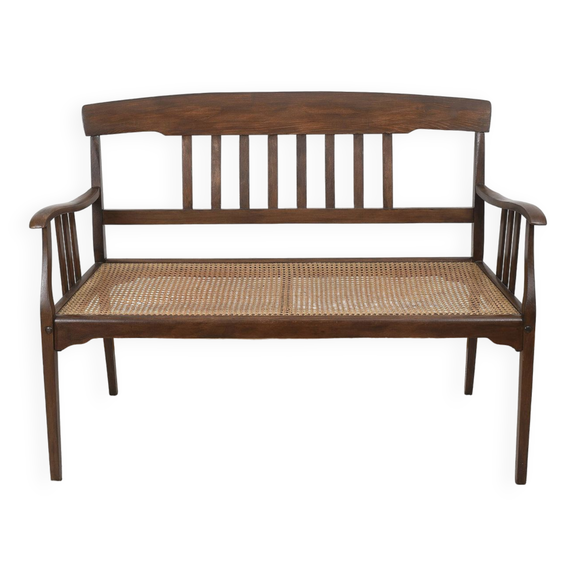 Stella cane bench, stamped