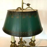 Lampe bouillotte en bronze et tôle, XXe siècle