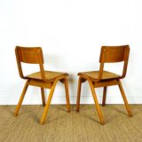 2 chaises d’écolier 1960
