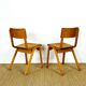 2 school chairs from the 1960s