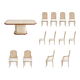 Table chaises fauteuils sam
