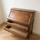 Louis XV style drop-leaf secretary.