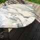 Table basse en marbre années 70