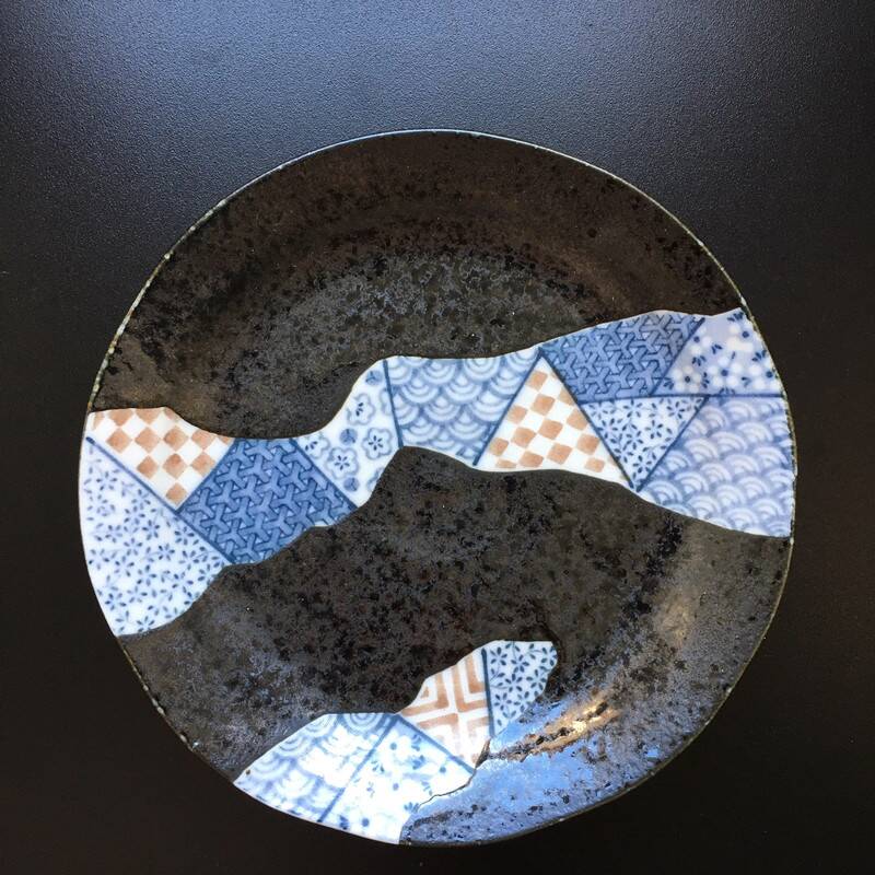 Assiettes 16,5 cm grès japonais Art Institute Chicago