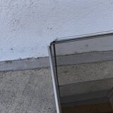 Max Sauze side table (Glass and Steel) Editions Isocèle