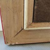 Old oil framed on panel