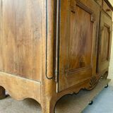 19th century Dauphinois sideboard in cherry wood, 2-part sideboard