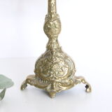 Candelabra and its smother, 5 lights, bronze