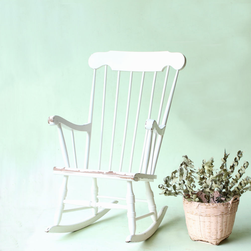 Fauteuil à bascule vintage