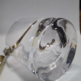 Ice bucket, ice cubes and its vintage pliers