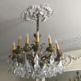 Chandelier with tassels
