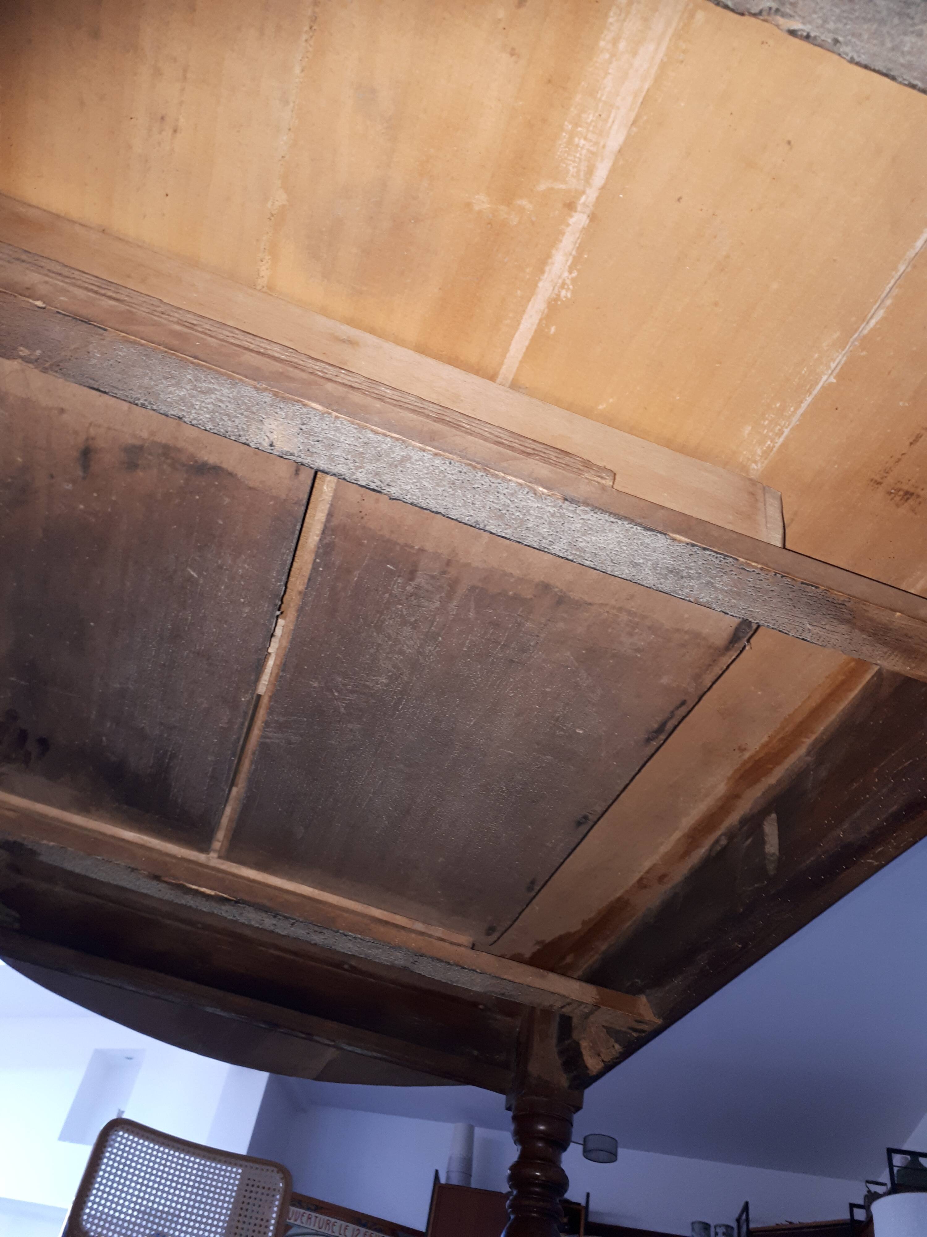 Farm table walnut oval tray