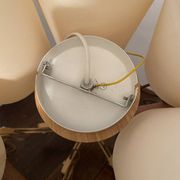 Scandinavian chandelier with articulated arms