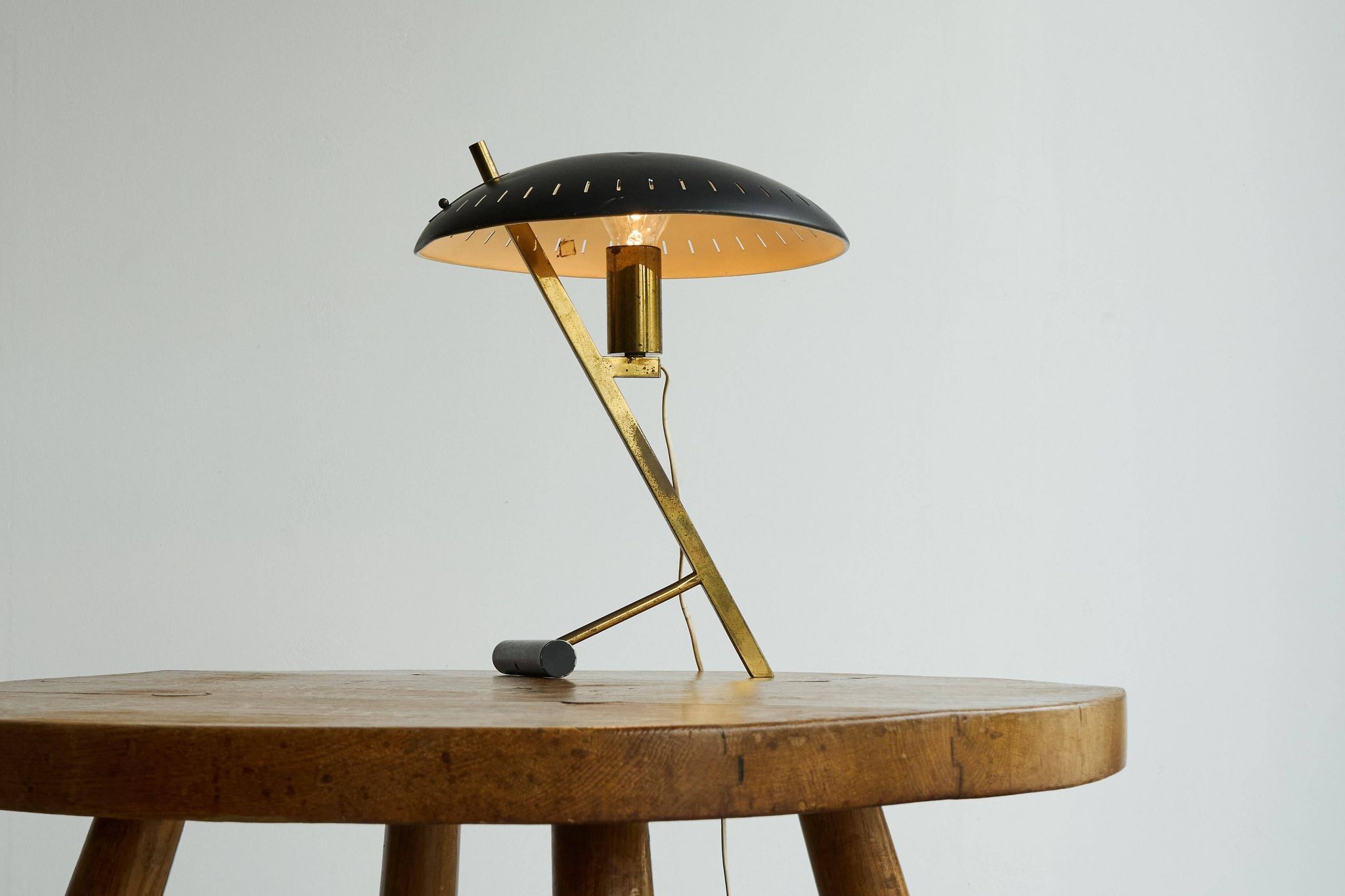 Louis Kalff prototype lampe de table 1950