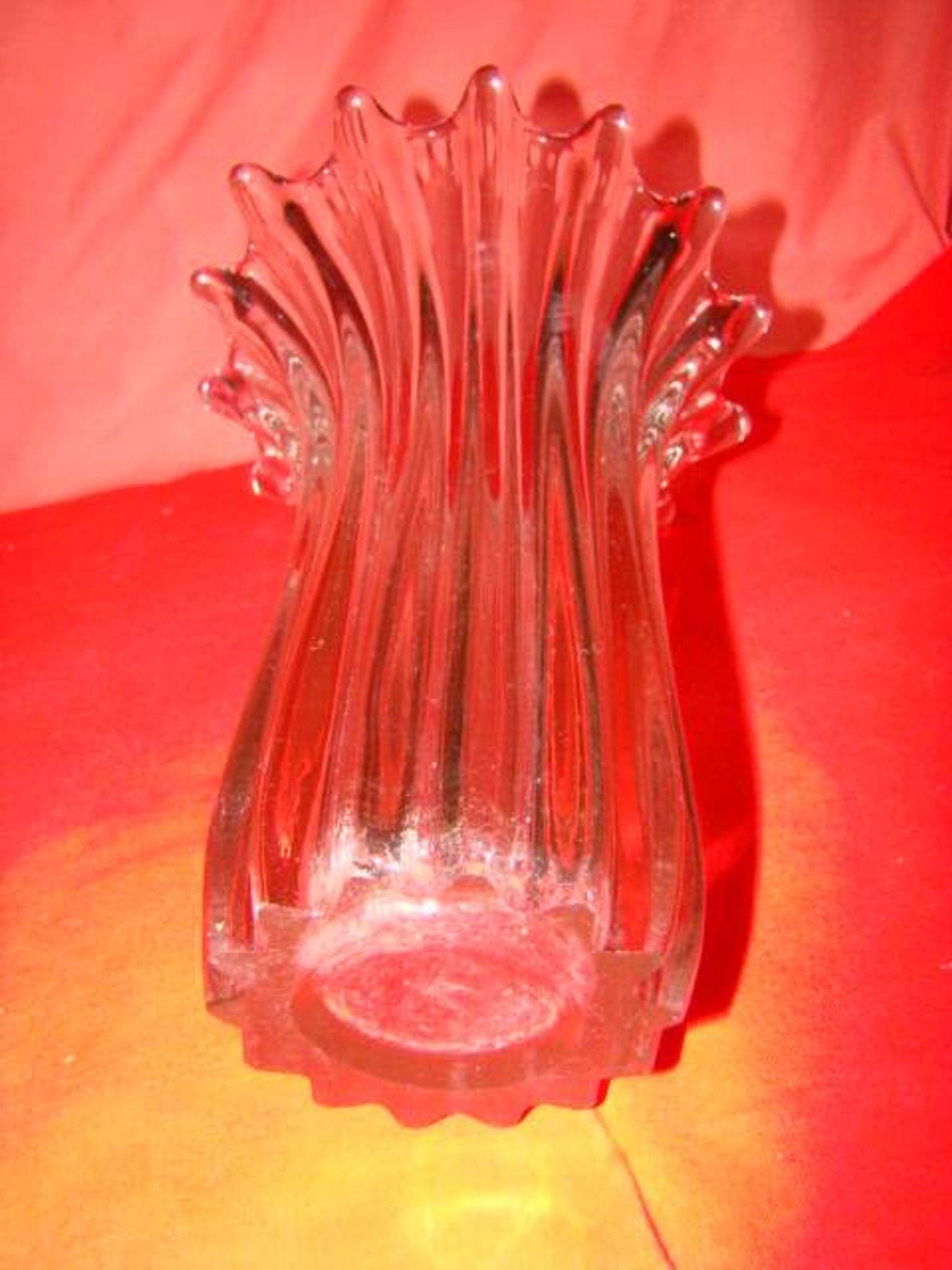Vase en cristal, années 60
