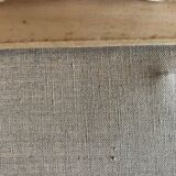 Huile sur Toile « Le pont de Blamont sur l'Ourcq » de Laby . XX.