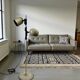 Vintage space-style floor lamp with 2 spots.