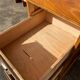 Furniture drawer binder with tambour cabinet France 1950
