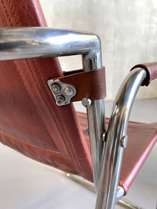 Paire de fauteuils Tubauto Jacques Hitier/Tubauto France 1950