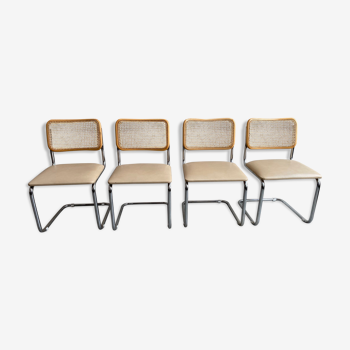 Suite de 4 chaises de Marcel Breuer