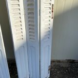 Shutters with folding leaves