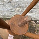 Vintage Adjustable Screw Stool