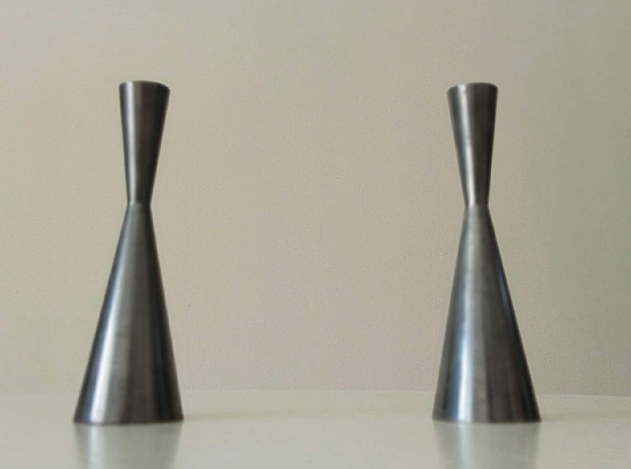 Pair of vintage Scandinavian candle holders Ikea Erika Pekkari