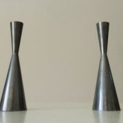 Pair of vintage Scandinavian candle holders Ikea Erika Pekkari