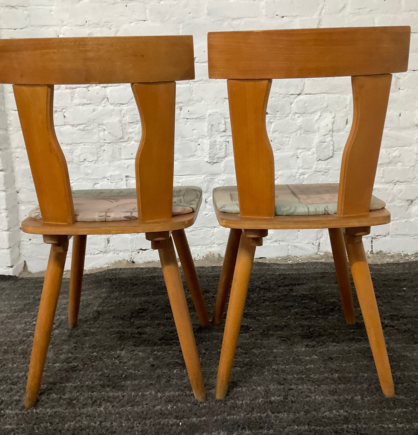 Pair of Scandinavian bistro chairs from the 50s-60s