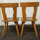 Paire de chaises bistrot scandinave des années 50-60