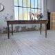 Bistro farmhouse table cherry wood turned legs 180cm