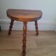 Tabouret tripode vintage