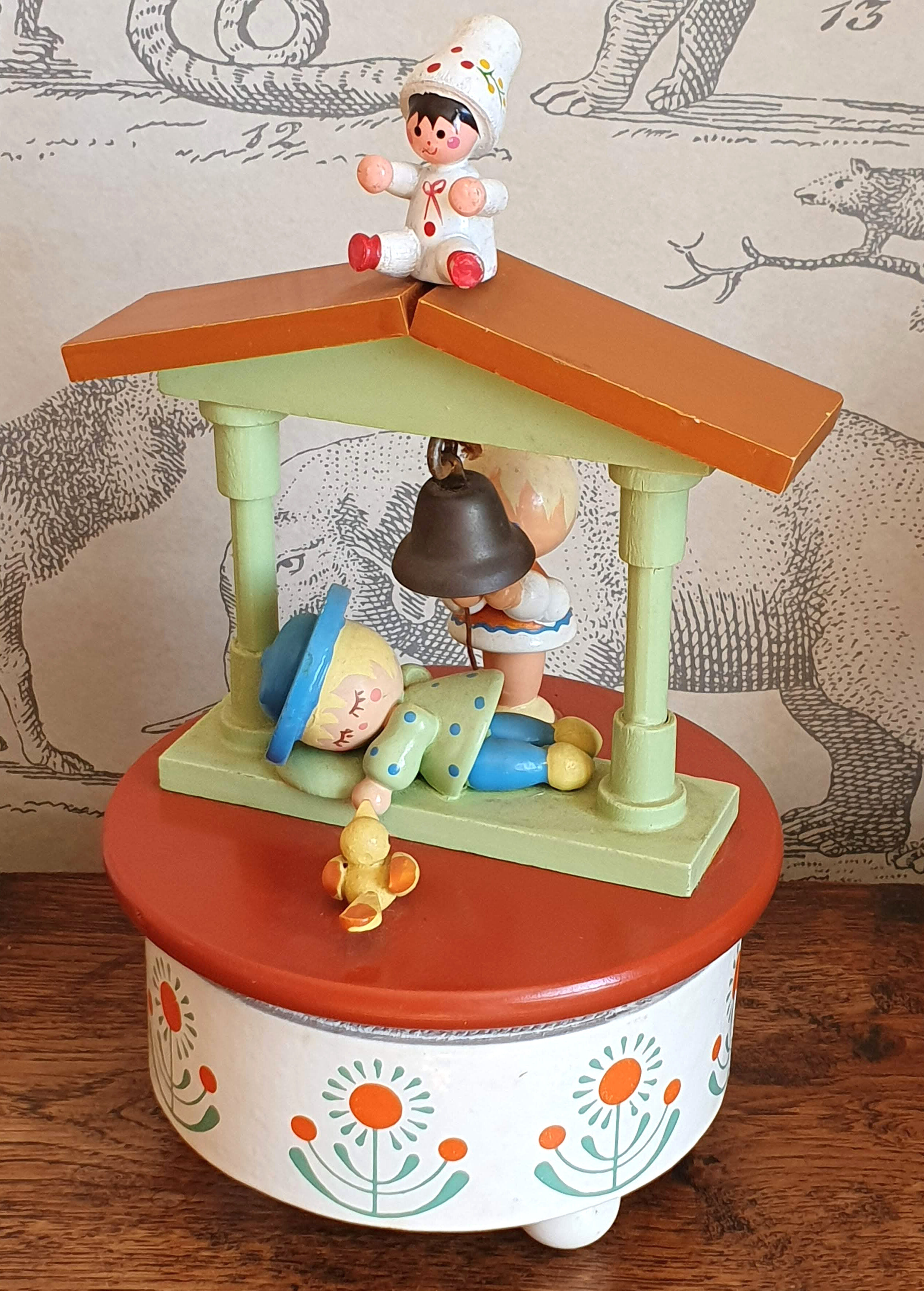 Vintage music box Sevi 60s