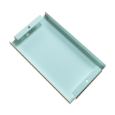Plateau blanc Maud Supplies origami acier thermolacqué