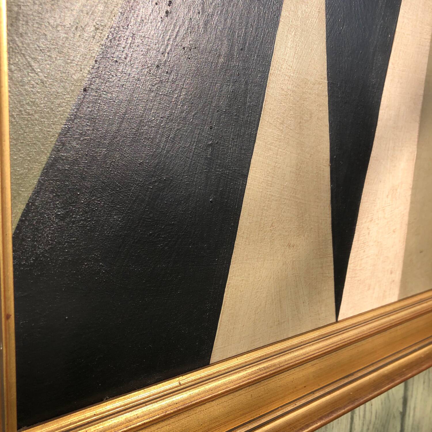 Large painting on panel